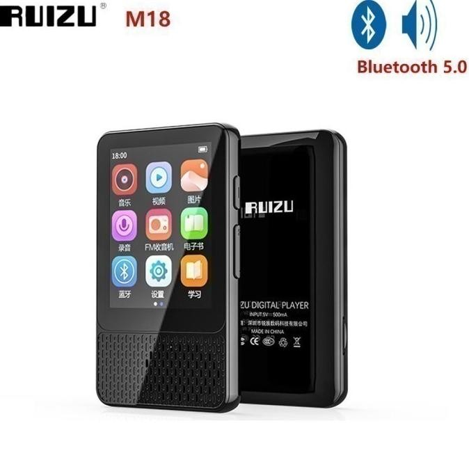 Murah Ruizu M18 16Gb Mp3 Mp4 Player Hq Sq Flac Fm Radio Portable Speaker