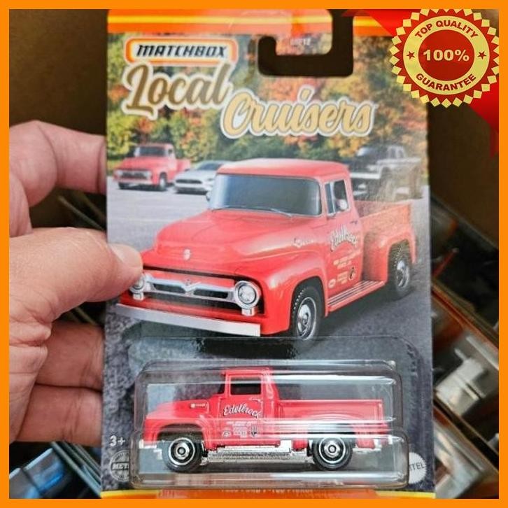 (wkto) original matchbox local cruisers 1956 ford f100 pickup red