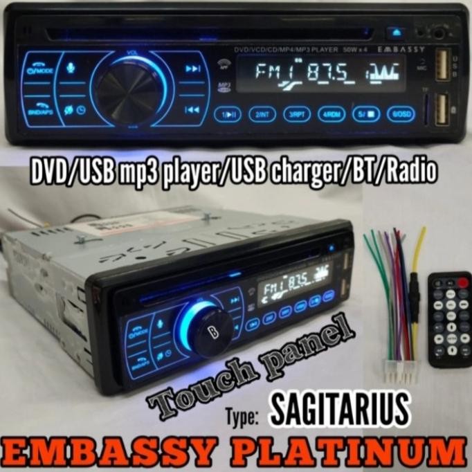 Grosir Dvd Mobil Embassy Dvd Usb Sd Radio Baca Kaset Tahan Panas