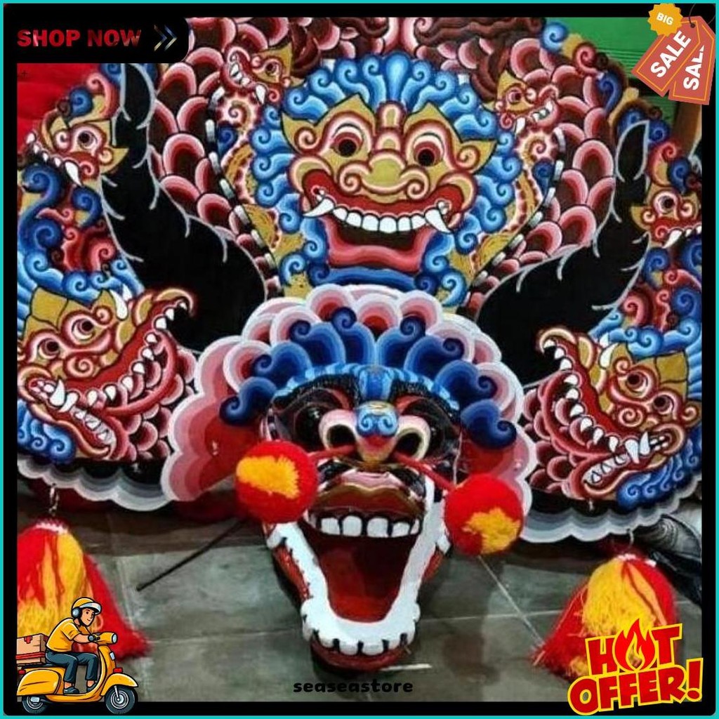 

Bisa Cod Cuci Gudang Barongan Rampak Telon Jamang Cat Air Brush Bonus Kemul Panjang Dan Pentul Tinggal Pakai Ukuran Anak Promo Barongan Plipit Romo Mainan Anak Barongan Anak Sd Brongan Plipit Premium / Barongan Spon Caplok Kain Panjang / Barongan Ponorogo