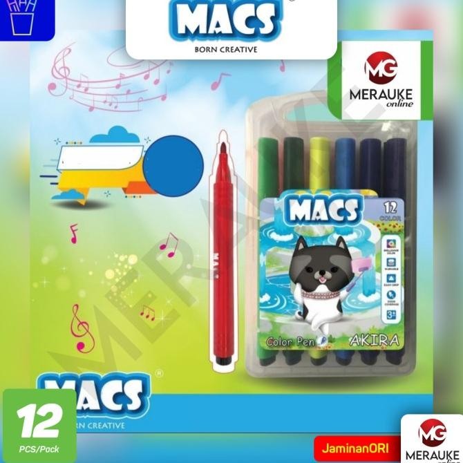 

Sale Macs Color Pen Segitiga 12 Warna