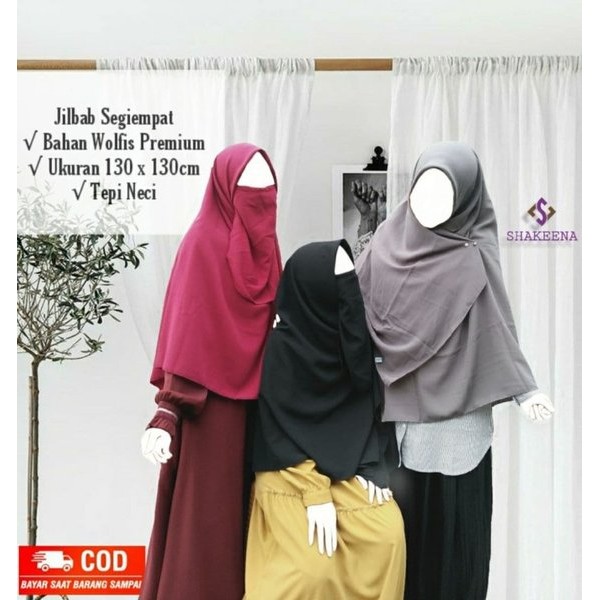 Jilbab Segiempat 130x130