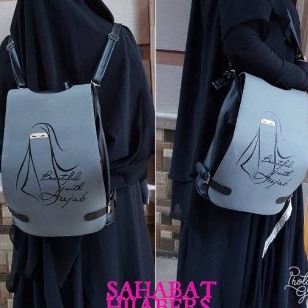 TAS RANSEL DAKWAH MUSLIMAH - SYARI IS MY STYLE NEW TAS NIQAB NIQOB NIQOBIS