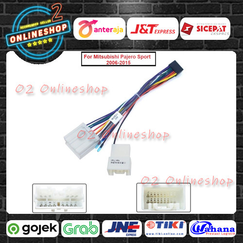 Socket PNP Mitsubishi android 9inch Tape mobil 9 inch soket 9"