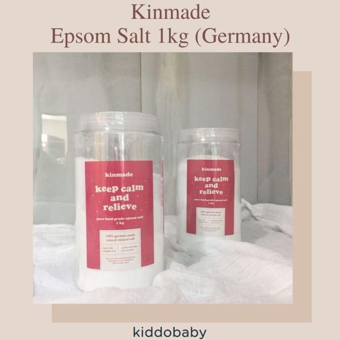 Kinmade Epsom Salt 1kg (Germany) | Garam Epsom Sumbatan Asi