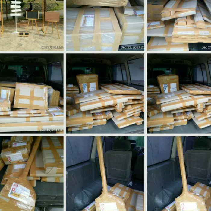 

papan tulis kapur gantung blackboard unik hitam 100x80cm chalkboard