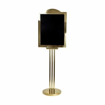 

Krisbow Standing Poster P-12 - Gold Signboard Sign board Sign Stand
