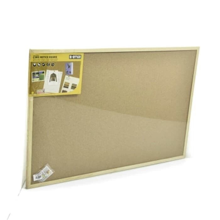 

Papan Pengingat BiSilque Cork Board 90 x 60 cm