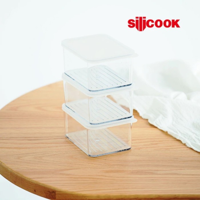 Silicook Mix Set Food Neat 600ml (4xDeep 600ml + 1 Tray small)