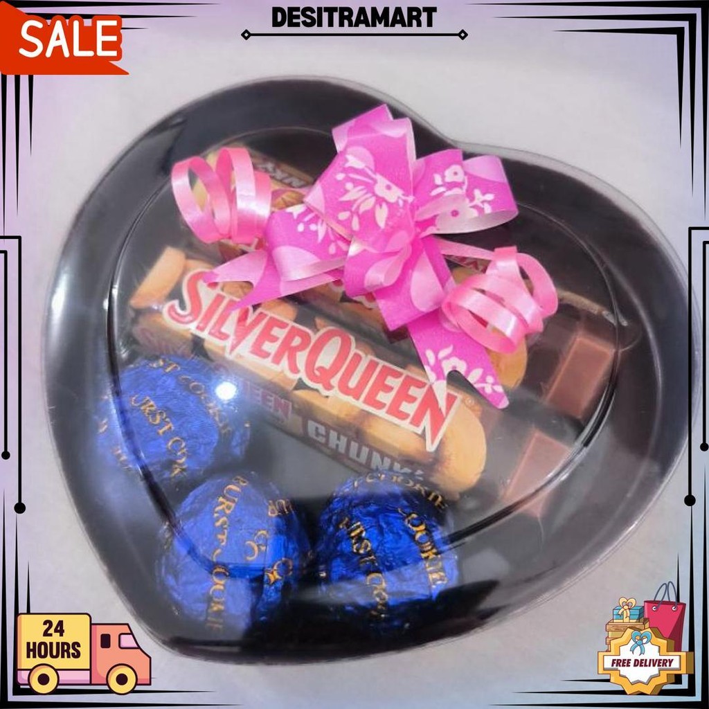 

Hampers Coklat , Snack Love Bucket Coklat Hampers Hadiah Valentine D Best Seller