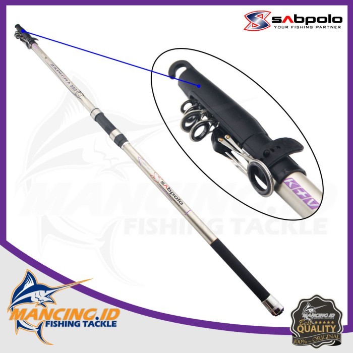 Joran Telescopic Sabpolo Zaphira Powerfull Surf Joran Antena Laut Kuat