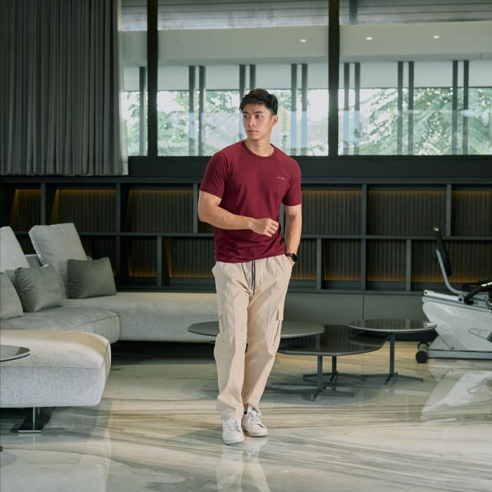 KALE ARTHUR / Kaos Pria Kale Clothing / T-Shirt Cotton Premium /MAROON