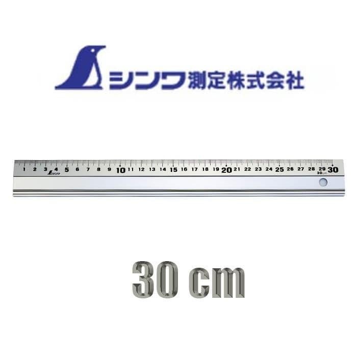 

Penggaris 65417 Alumunium Shinwa Silver 30Cm Straight Cutting Rule