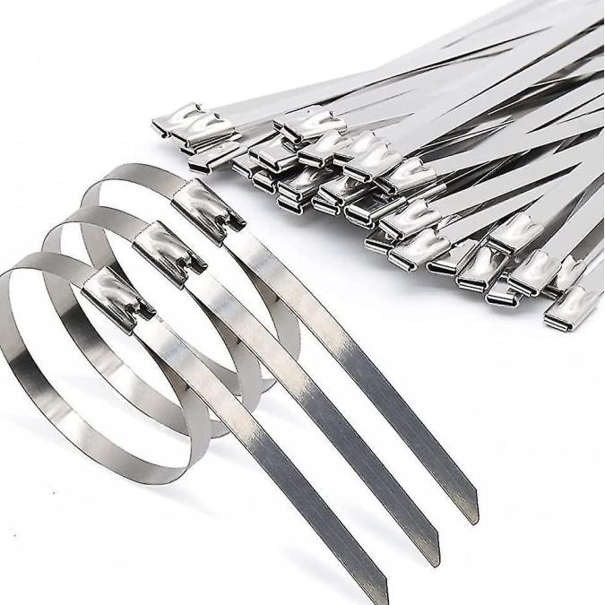 

Ready stock] Cable Kabel Ties Tie Stainless klem klam knalpot exhaust wrap