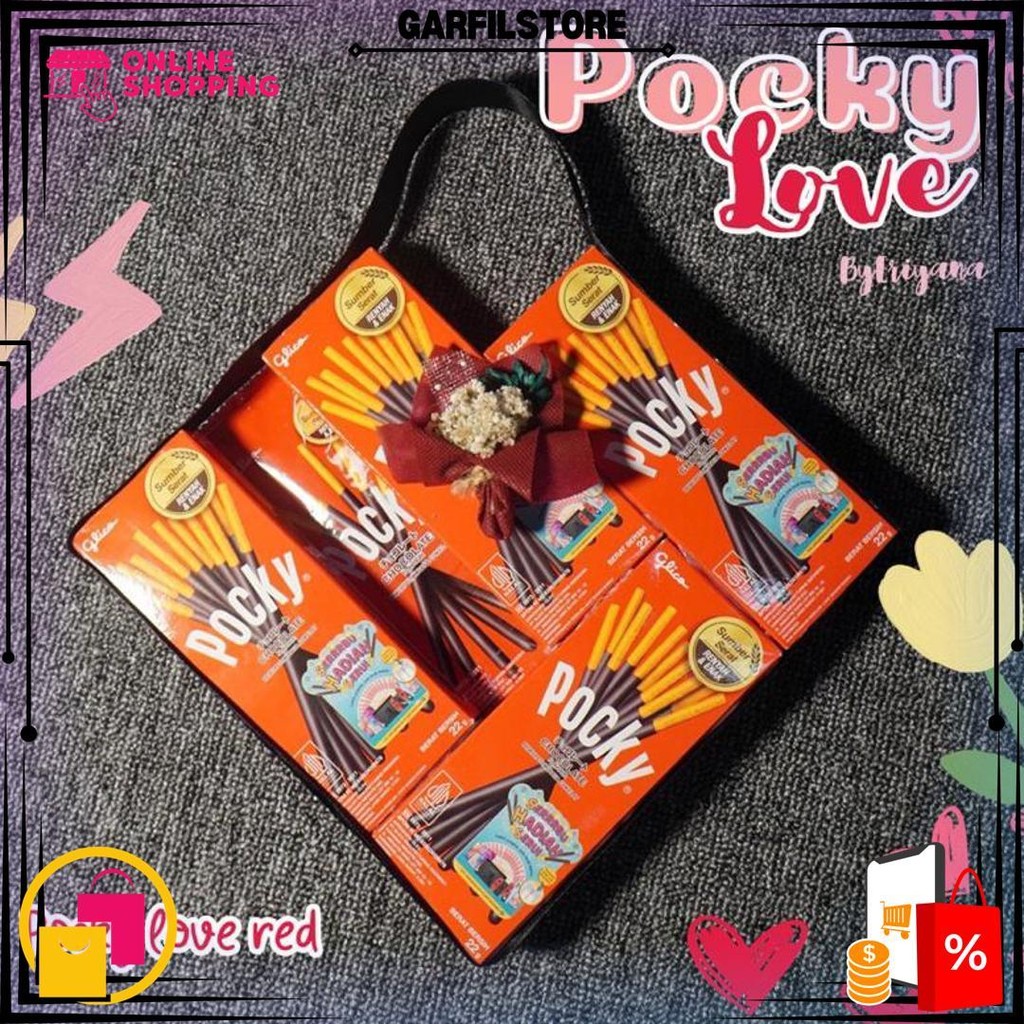 

Pocky Love Hampers Snack Box Kado Ulang Tahun Pacar Kado Valentine Gift Box Hampers Coklat Premium Hadiah Boneka Wisuda Anniversary Sempro Sahabat Hadiah Unik Cewek Cowok D Sale