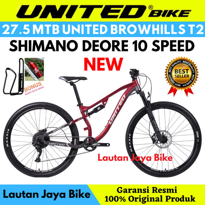 SEPEDA GUNUNG 27.5 MTB UNITED BROWNHILLS T2