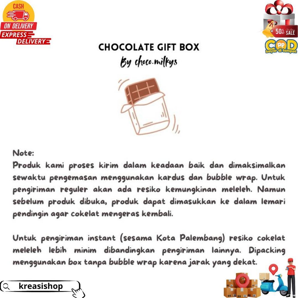 

Cokelat Gift Box Hampers Kado Hadiah Coklat Ulang Tahun Wisuda Anniversary D Terlaris