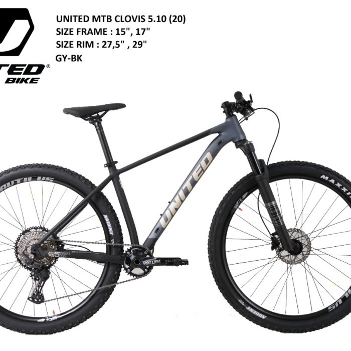 Sepeda MTB 27.5 inch United Clovis 5.1