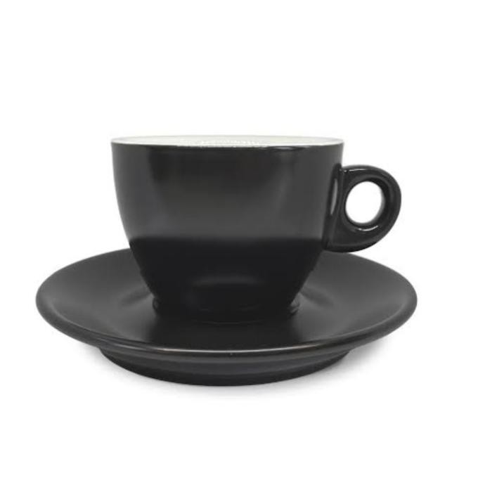 

:>:>:>:>] Cappucino Cup Black Matte 230 ml