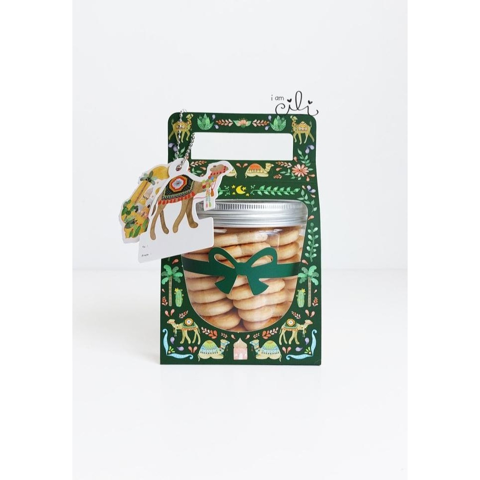 

(BOX JAR 600 ml LEBARAN ) kotak kue kering toples tabung 600ml (isi10)