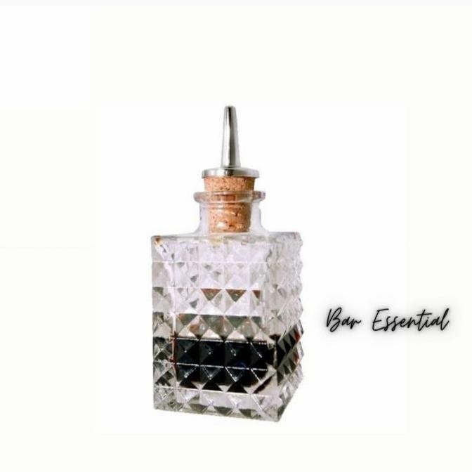 

/////] Bitter Bottle Vintage Square 100 ml / Bitter Bottle Bali Termurah