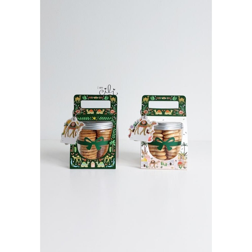 

(BOX JAR 600 ml LEBARAN ) kotak kue kering toples tabung 600ml (isi10)