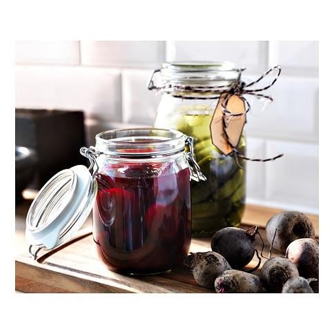 toples kue lebaran/ toples nastar/ toples cemilan, kaca bening, 1.8 l