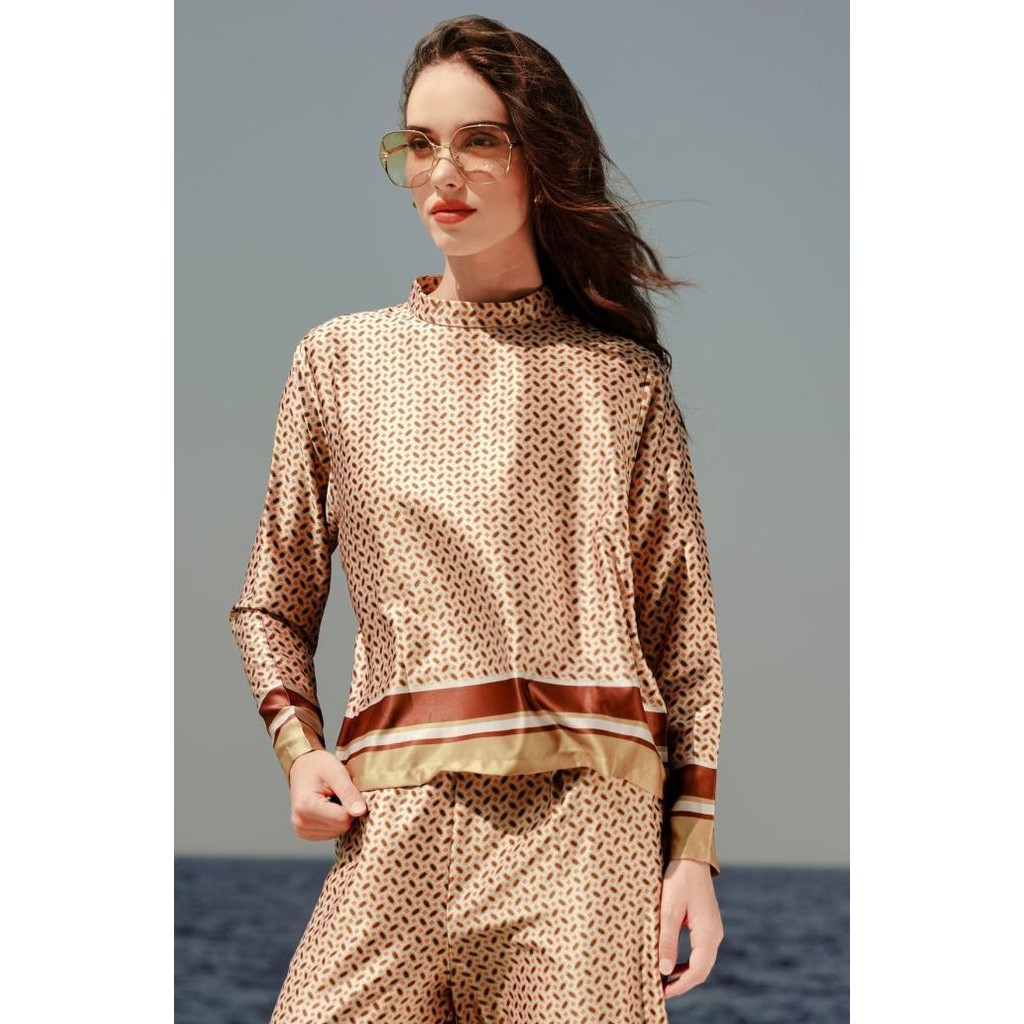 Grosir Benang Jarum - Sun-Kissed Inner Blouse - Sienna