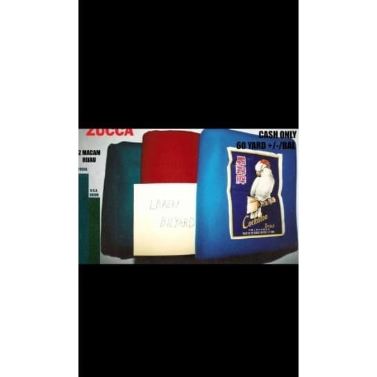 Laken Billiard 9 Feet Karpet Bilyard 9ft