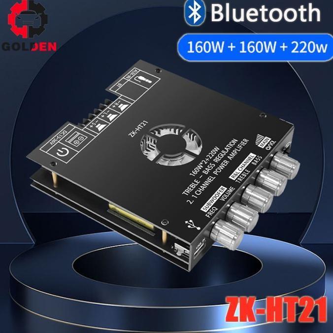 TERBARU - Papan Amplifier Stereo Bluetooth ZK-MT21/ZK-TB21 Subwoofer Stereo