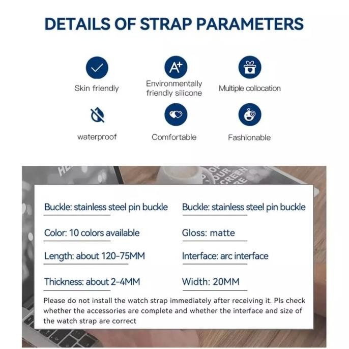 Murah Strap Omega X Swacth, Moonswatch Strap Bracelet With Tool