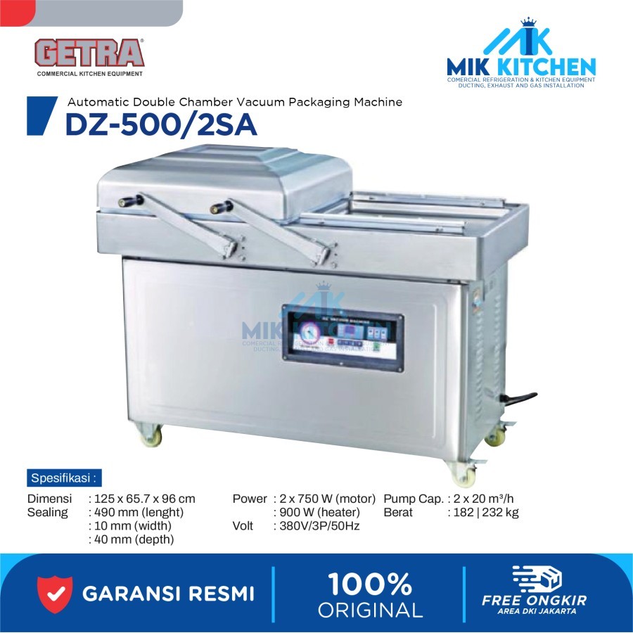GETRA Automatic Double Chamber DZ-500/2SA / DZ 500 2SA / DZ5002SA