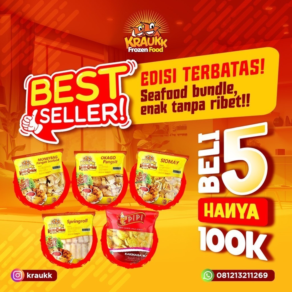 

Paket Edisi Terbatas Only 100 K ( Seafood Bundle )