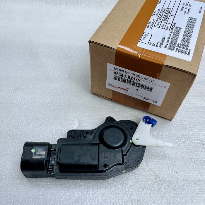 Motor Central Lock Belakang Kiri Avanza xenia vvti Lama original 85480-BZ010 (Pin 2)