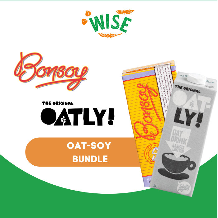 

Soy Milk Oat Milk Bundle BONSOY OATLY - 1 L