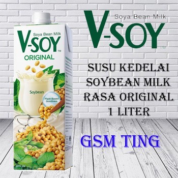 

VSOY Original Susu Kedelai Soybean 1 Liter 1 dus isi 12pcs