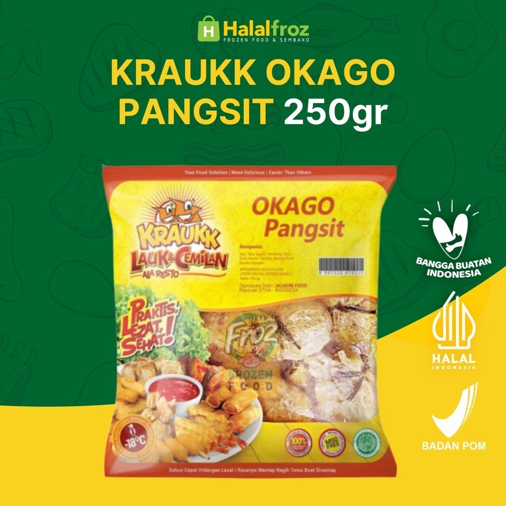 

OKAGO KRAUKK 250 gramGosend Ready, Paling murah, Terlaris
