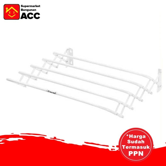 New Mami1 M 165 Wall Towel Rack 60Cm/ Jemuran Handuk Tembok