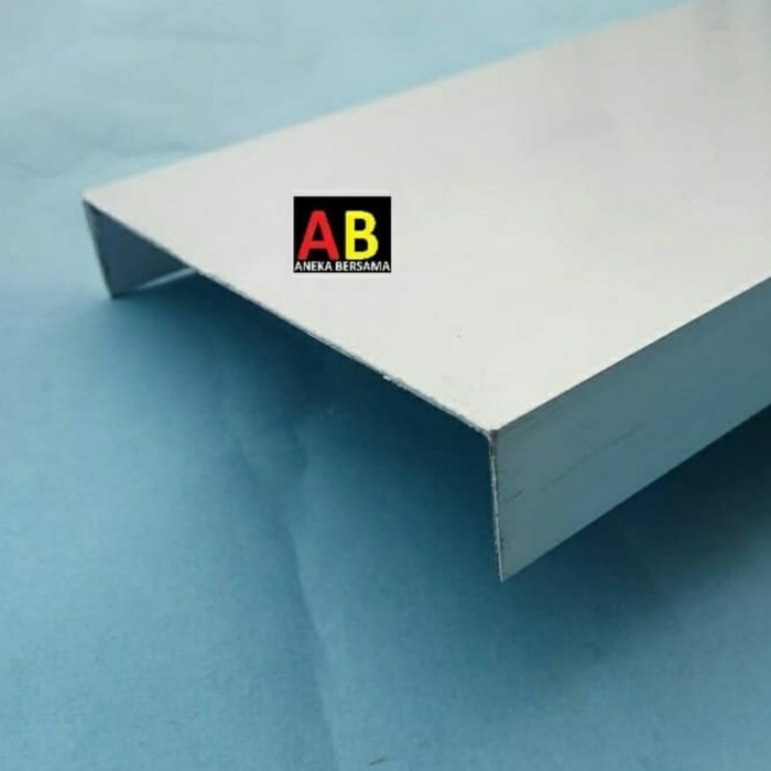 Lis U Aluminium 2cm x 10cm x 2cm silver 99.5cm