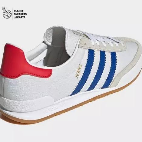 Sepatu Adidas Original Jeans "White Blue Red" (Bnib) Original Marsyaanggrita