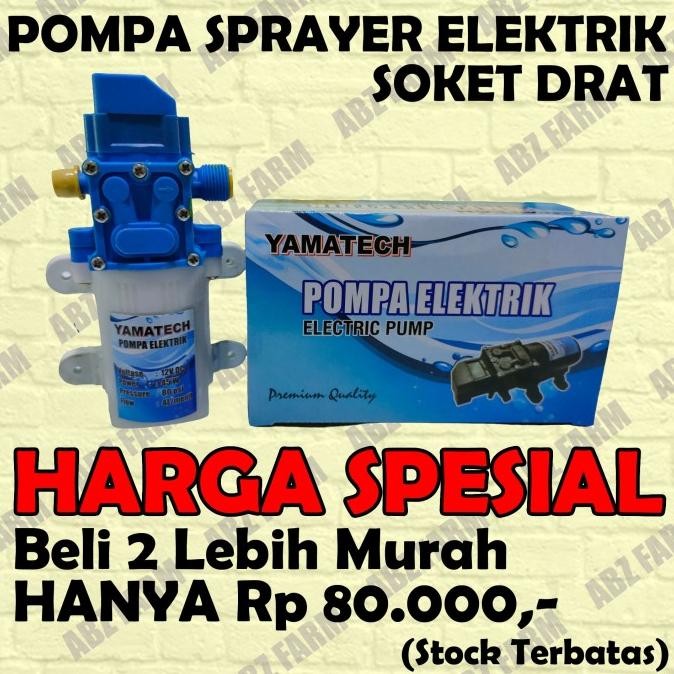 Promo POMPA DINAMO SPRAYER TANGKI ELEKTRIK PUTIH MODEL SOKET DRAT COD