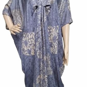 Kaftan batik viscose semi sutra lembut batik cap manual variasi motif