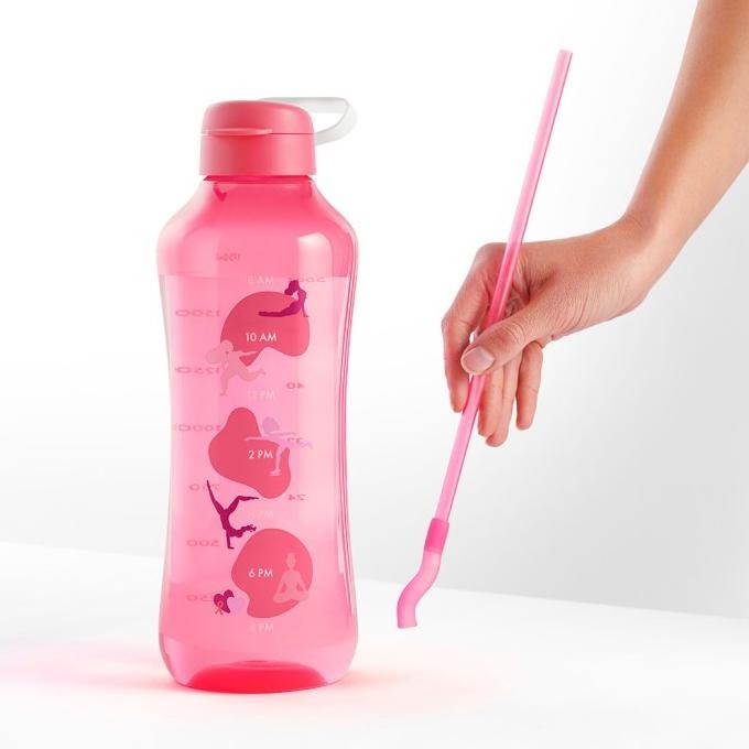 Promo Tupperware Original Aquavibe 2L Botol Minum Pink / Biru / Ungu