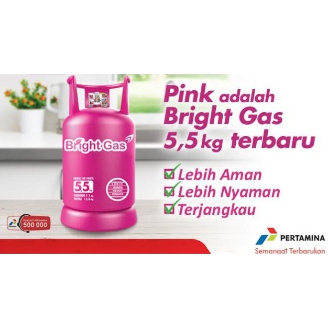 Tabung Gas LPG Bright Gas 5,5 Kg