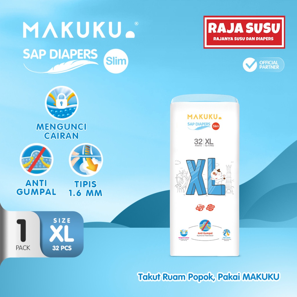 Makuku Air Diapers Pants XL32