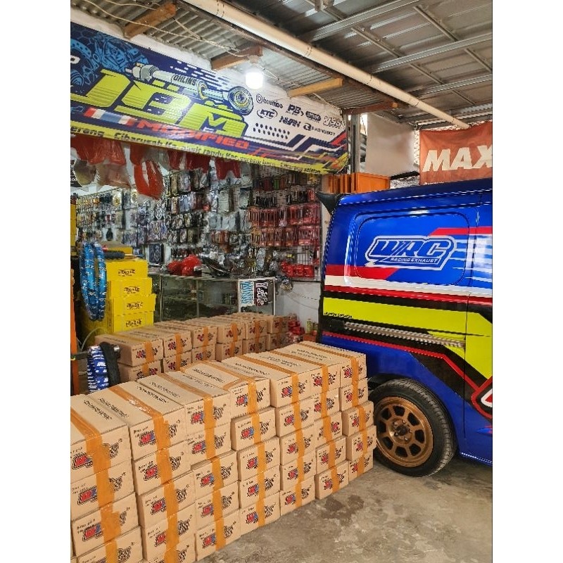 Knalpot STD Racing WRC Racing Muffler Beat,Scoopy,Genio,Vario