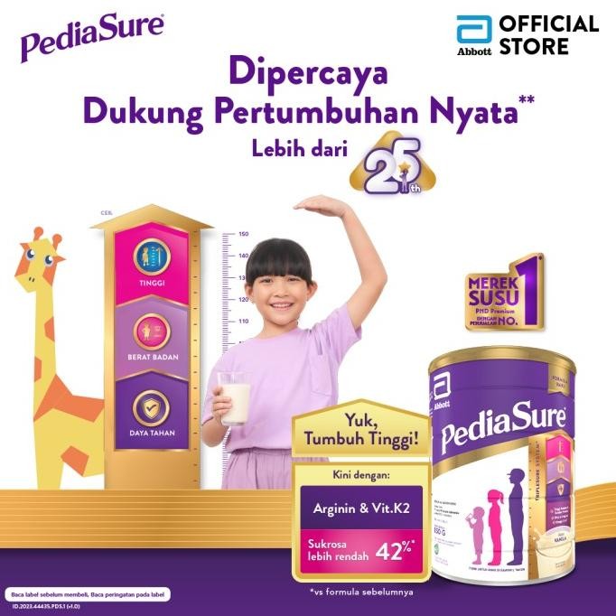 

Pediasure Vanila 850G (1-10Th) - Nutrisi Pertumbuhan Termurah