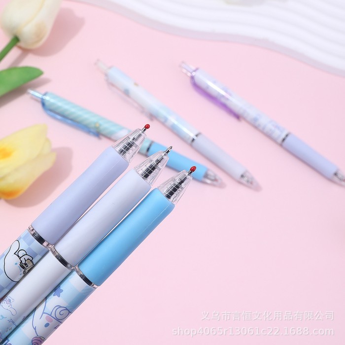 

Mrj Pulpen Mekanik 0.5Mm Pena Set Isi 6 Pcs Pulpen Cetekan Anak Motif Kartun