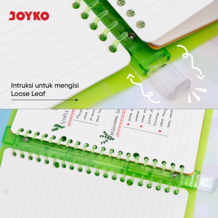 

Joyko Binder Note Bn-103 A5 B5 Free Kertas Dan Pembatas