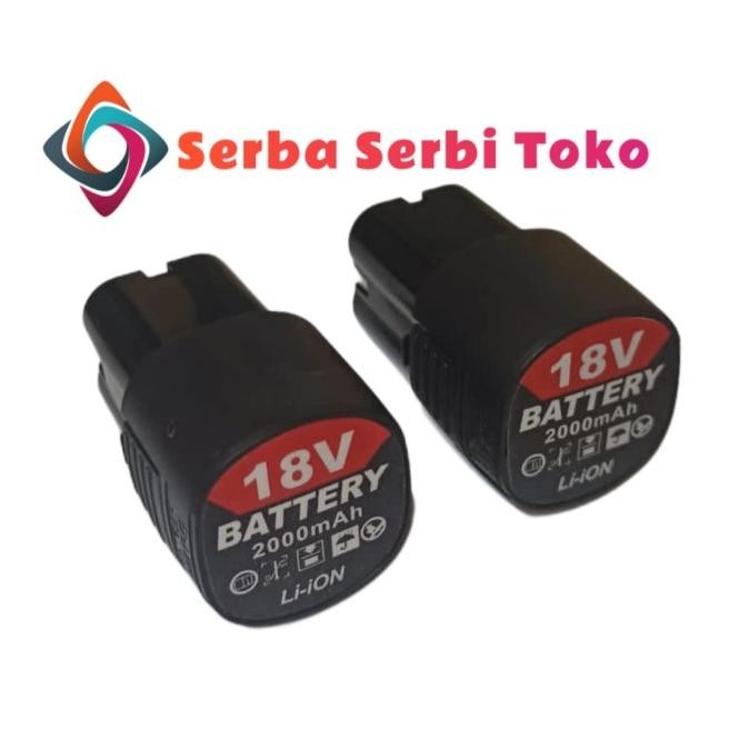 Baterai Mesin Bor Cordless 18V Jld Mailthank Batre 18V  Li-Ion Laxton Dagmara